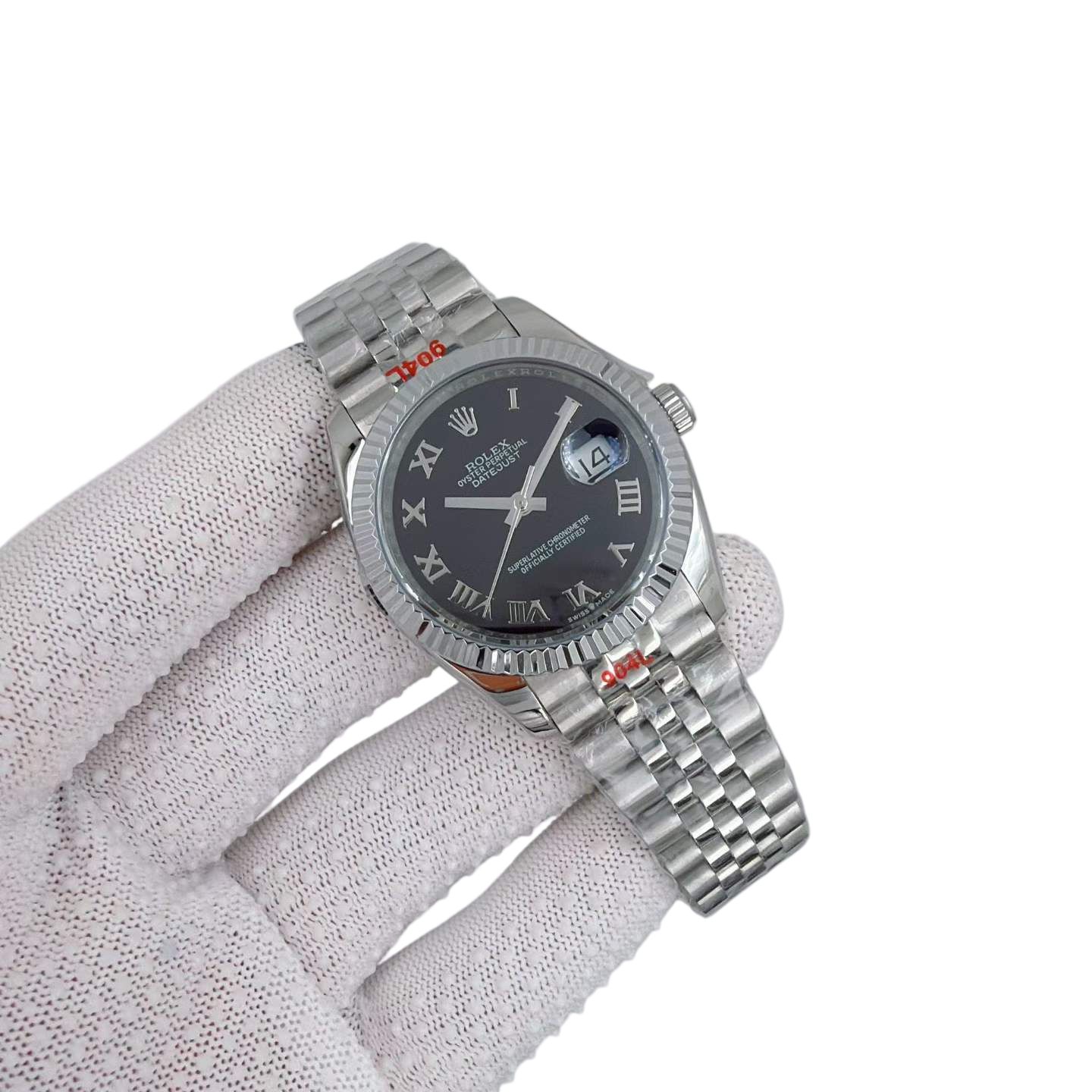 Rolex Datejust 36mm Automatic Stainless Steel Watch Ceramic Bezel Men's Watch Sapphire Glass Case New Black Case - 6 of 8