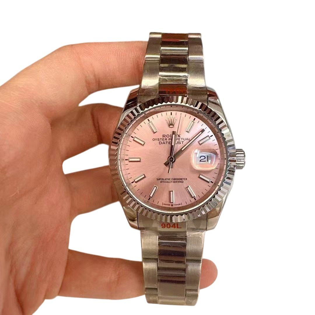 Rolex Datejust 36mm Upgraded Jubilee Strap Automatic Stainless Steel Watch Bezel Men's Watch Sapphire Glass Case New Black Case - 2 of 8