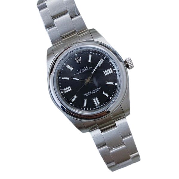 U1 Rolex Oyster Perpetual Automatic Stainless Steel Watch Bezel Men's Watch Sapphire Glass Case New Black Case - 7 of 8