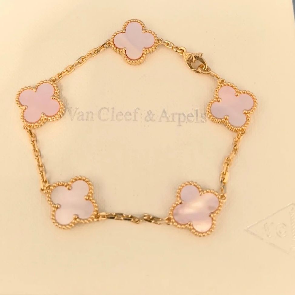 bracelet designer womens jewelry multicolor necklace women stainless steel four leaf clover jewelry handmade jewelry necklace flower - 4 of 8