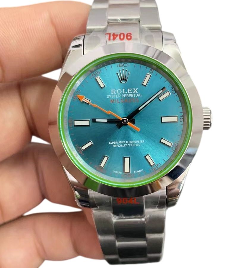 U1 Rolex Milgauss 116400 40MM Automatic Stainless Steel Watch Bezel Men's Watch Sapphire Glass Case New - 6 of 8