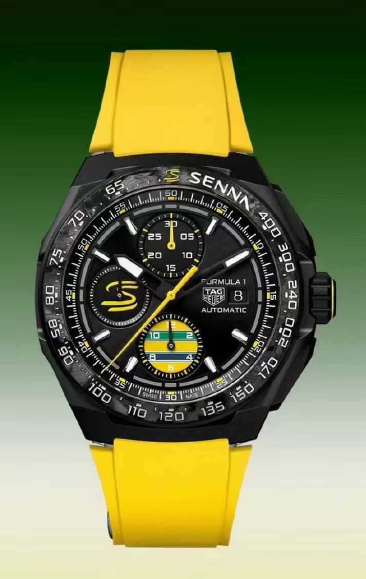 TAG Heuer Formula 1 Chronograph x Senna Stainless Steel Men's Watch Stainless Steel Case Silver Case New - 5 of 5