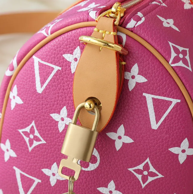 Luxury designer bag pochette crossbody shoulder bag high-quality monogram leather travel bag tote old flower classic women's large capacity handbag purse wallet - 5 of 6