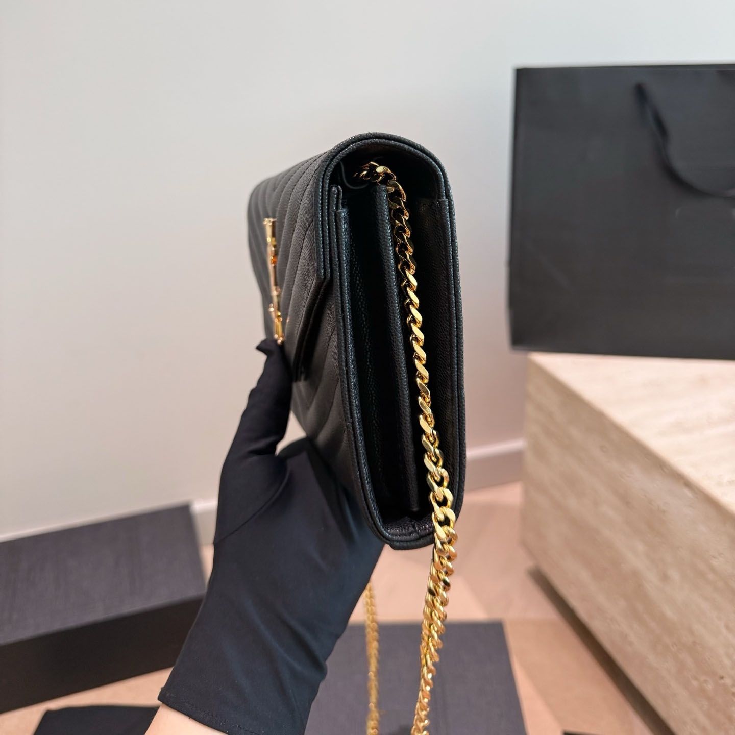 Designer bags Top Quality Le5a7 hobo Bag Shoulder Bag Envelope Bag Multi-Style Collection Structured Flap Curved Hobo Grained Leather Purse for Women Handbag - 7 of 9