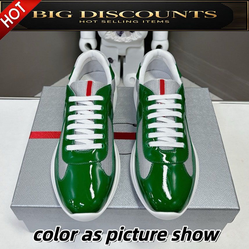 designer shoe cups sneakers shoes americas cup women men sneaker men sier red white grey aviation gold black royal blue mango loden green - 7 of 9