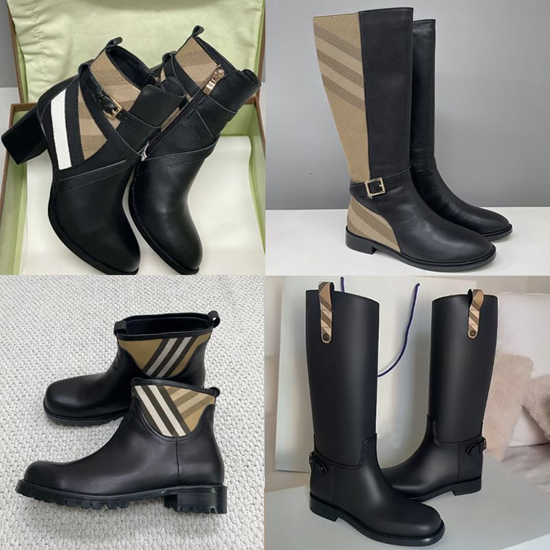 designer boots check leather ankle boots women martin boots over the knee high boots low heel real leather warm booties snow shoes winter boots high heel boots 633 - 1 of 8