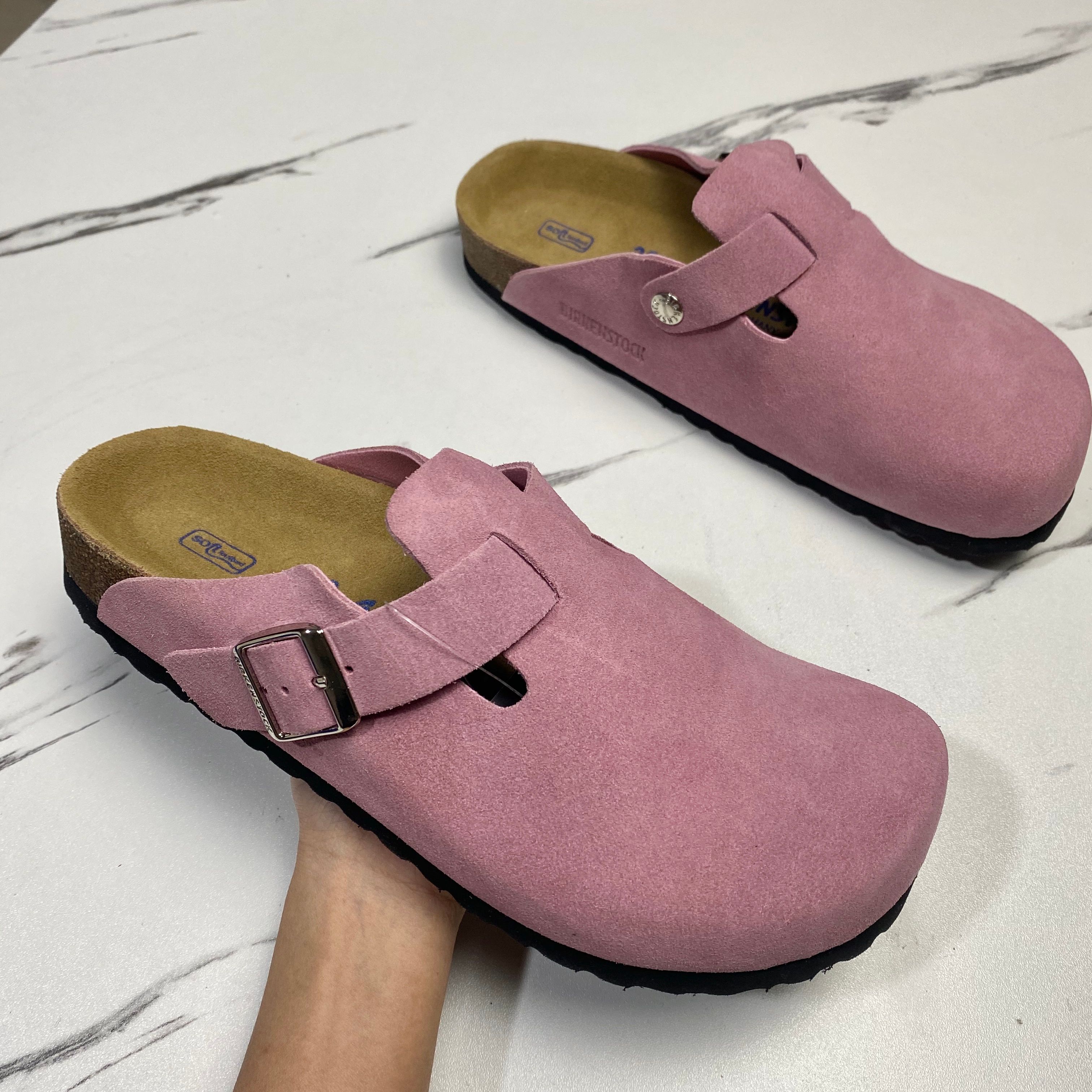 With Box Designer briskenstockk Clogs Sandals clog Slippers Cork Flat High Quality Fashion Summer Genuine Leather Slide Favourite Beach Casual Shoes Women Men - 5 of 8