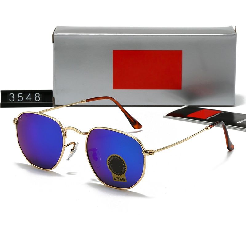 RB sunglasses Designer Sunglass for Women Luxury Metals Sunglasses Mens Casual Fashion Eyeglasses Street Style Sunglass Outdoor Beach Sun Glasses - 5 of 9