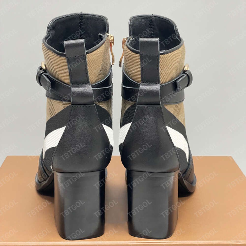 designer boots check leather ankle boots women martin boots over the knee high boots low heel real leather warm booties snow shoes winter boots high heel boots 633 - 8 of 8