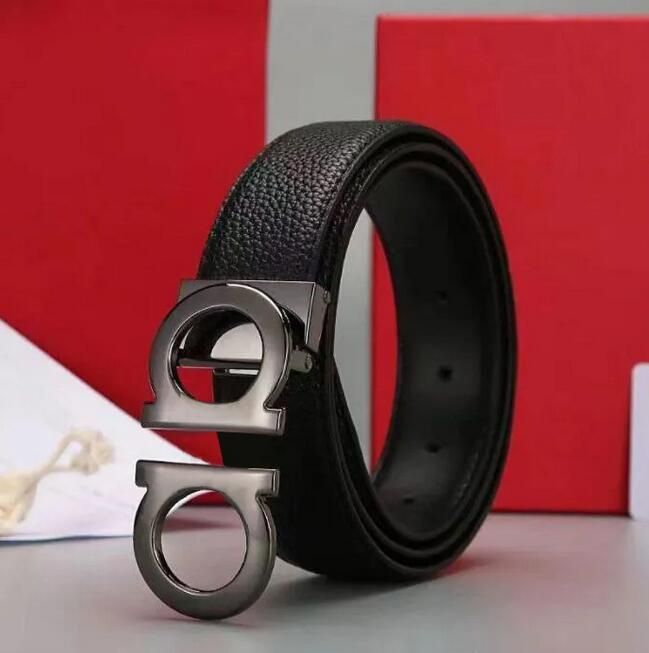 man leather belt belts designer for men big Smooth buckle classic fashion mens AA - 6 of 7
