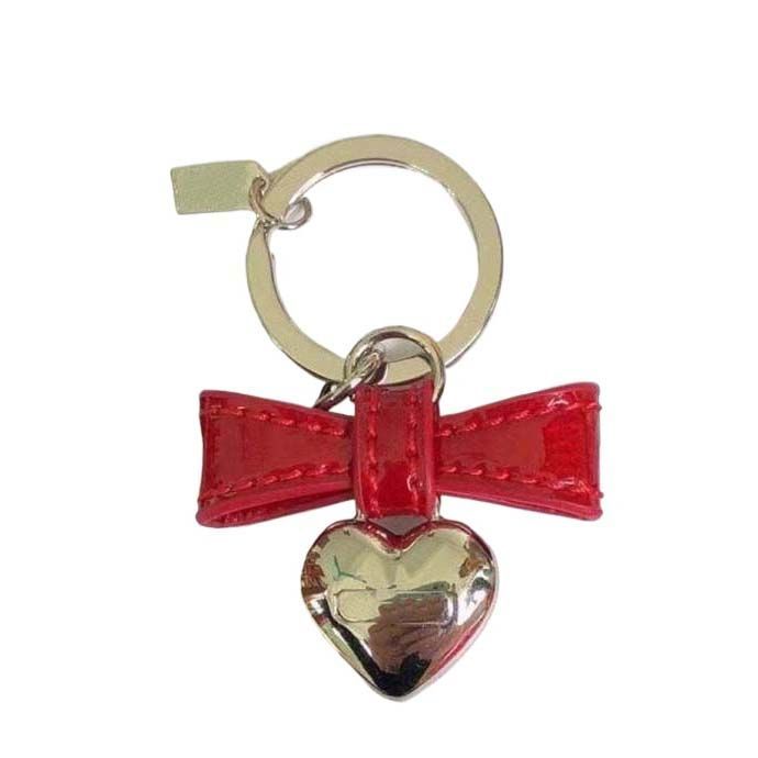 Little Charm, Big Smile Charm Women Key Rings keychain with box Retro-Cool Cherry In Glittery Resin Clip it To Favorite f Keys For Refreshing Style key chain Lanyards - 2 of 8