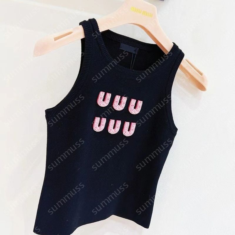 Womens clothes t shirt designer women sexy halter tops party crop top embroidered tank top spring summer backless shirt - 6 of 8