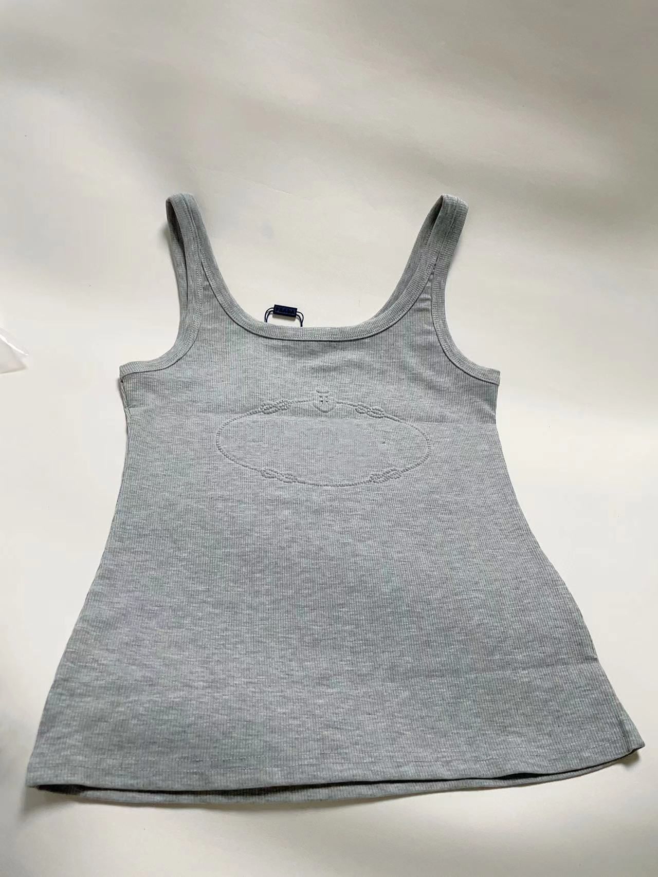 Brand Fashion Women's Tank Top Camis Embroidery Print Slim Vest Daily Casual Clothing - 3 of 8