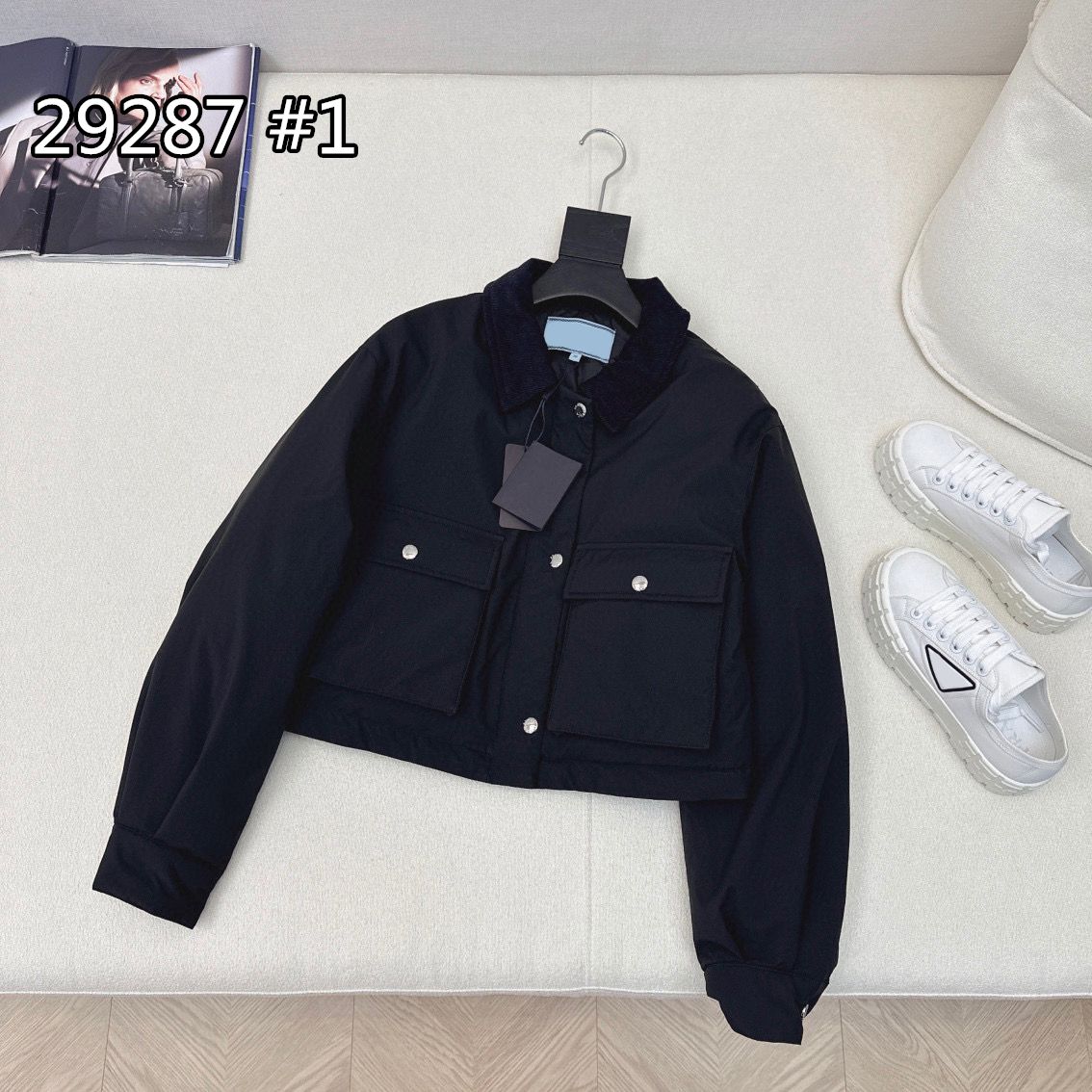 New Fashion Clothing Women Jacket Down Coat Fashion Short Long Jacket Style Slim Corset Thick Outfit Windbreaker Lady Warm Coats S-L - 4 of 7