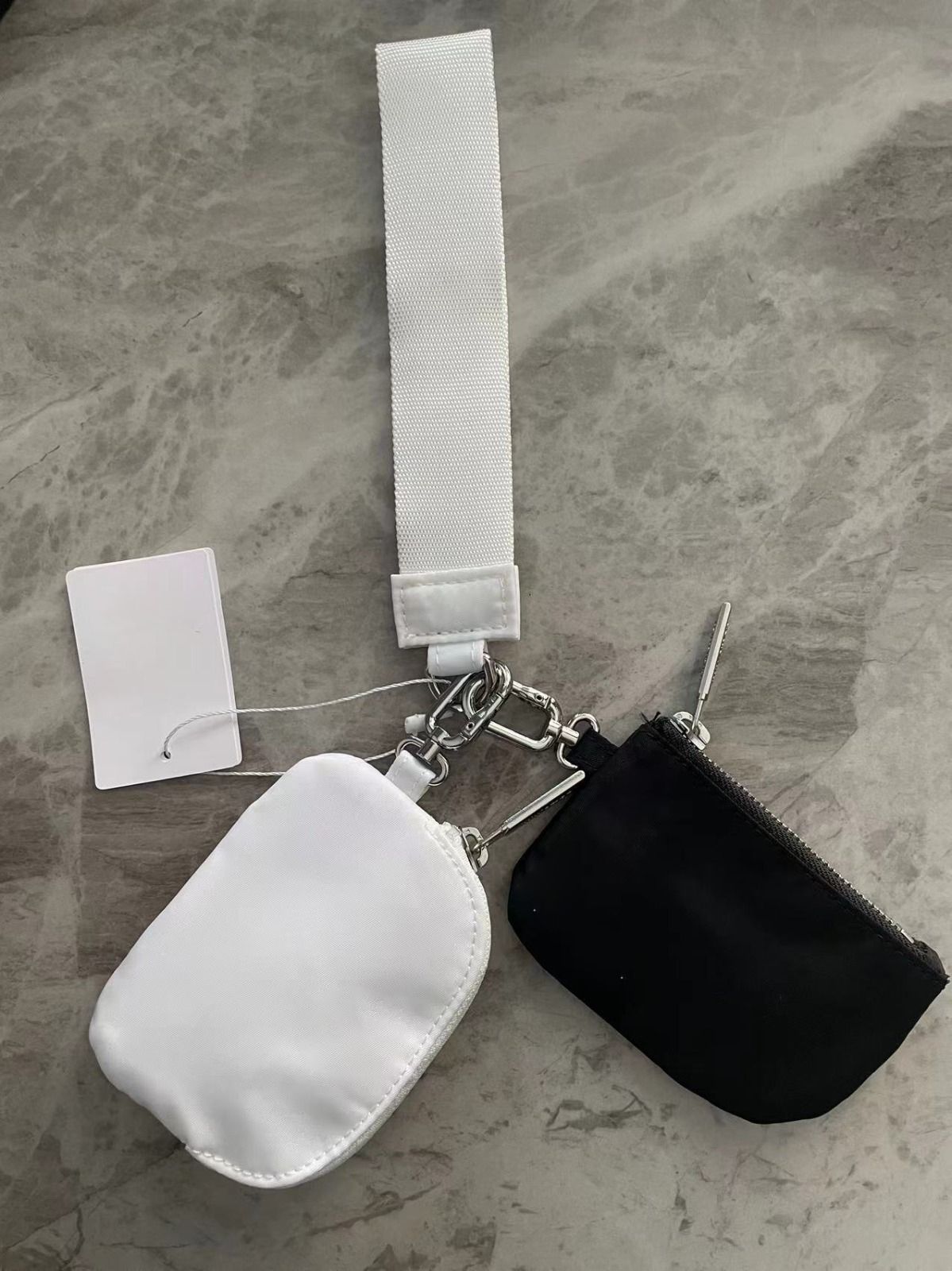 High quality yoga sport keychain mens and womens chain storage coin purse butler key mini lululies bag 02 - 3 of 6