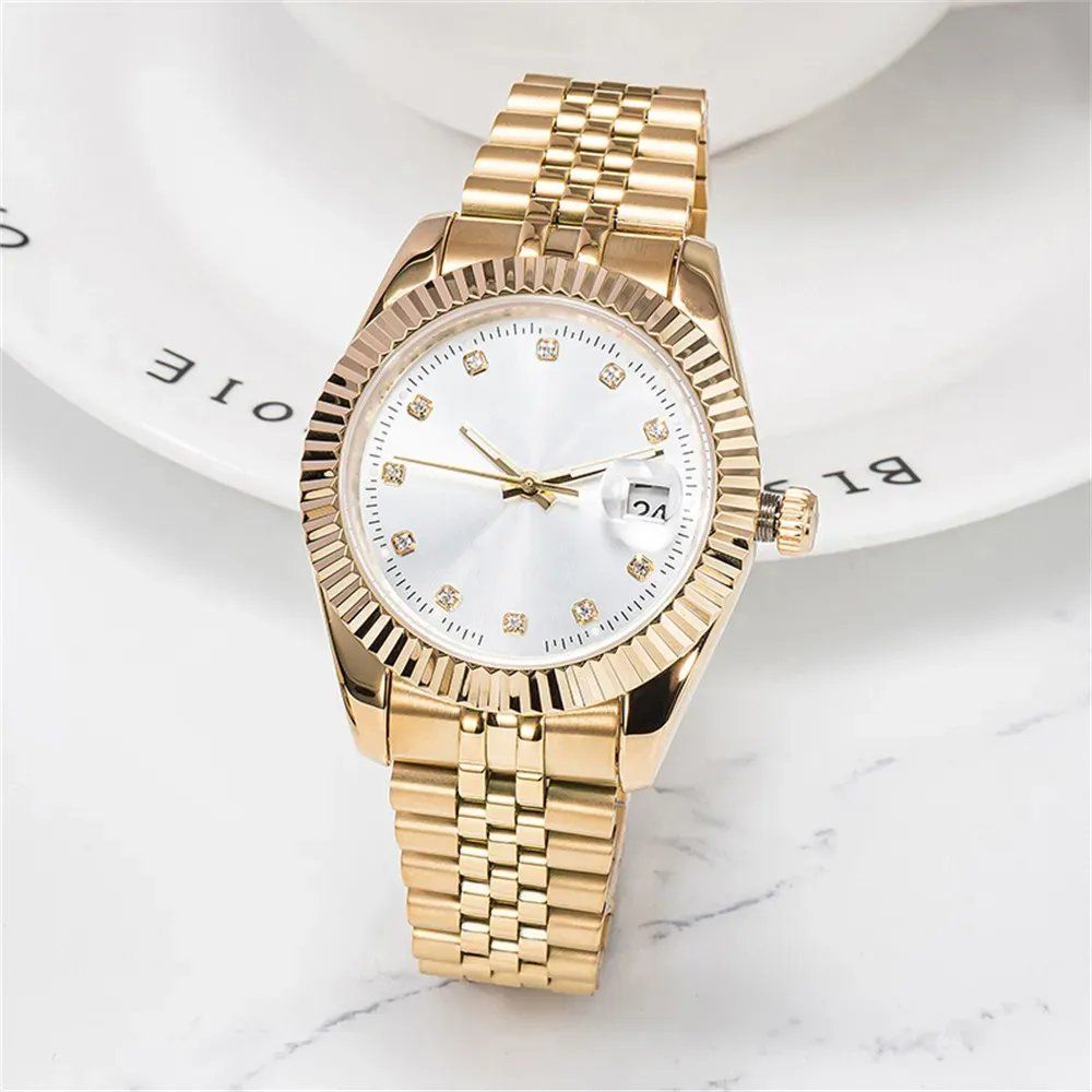 mens and womens luxury designer mechanical watch luminous date window waterproof stainless steel elegant everyday watches - 4 of 8