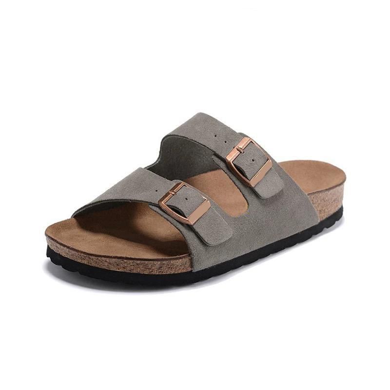 Clog Slippers Designer Clogs Sandals Summer Womens Mens Cork Slides Suede Leather Pantoufle Flip Flops Casual Scuffs Beach Shoes Size 35-46 - 6 of 9