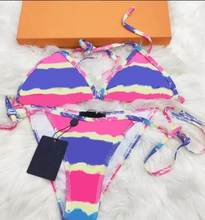Multi Styles Women Designer Swimsuits Summer Sexy Woman Bikinis Fashion Letters Print Swimwear Highly Quality Lady Bathing Suits S-XL - 6 of 8