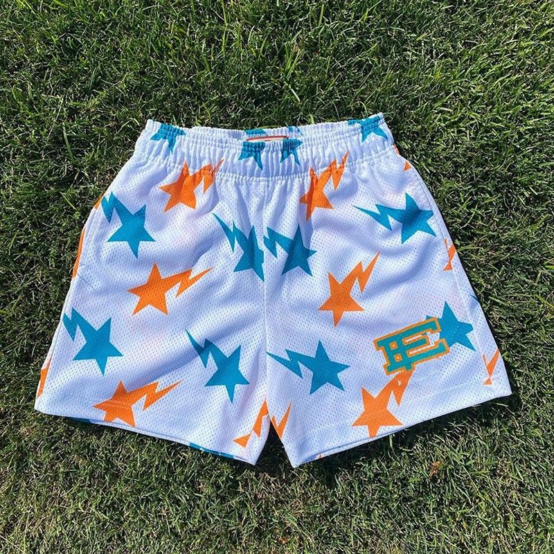 Men's Women's Basic Shorts fitness shorts mesh breathable beach pants sports series basketball pants New York 073101 - 8 of 8