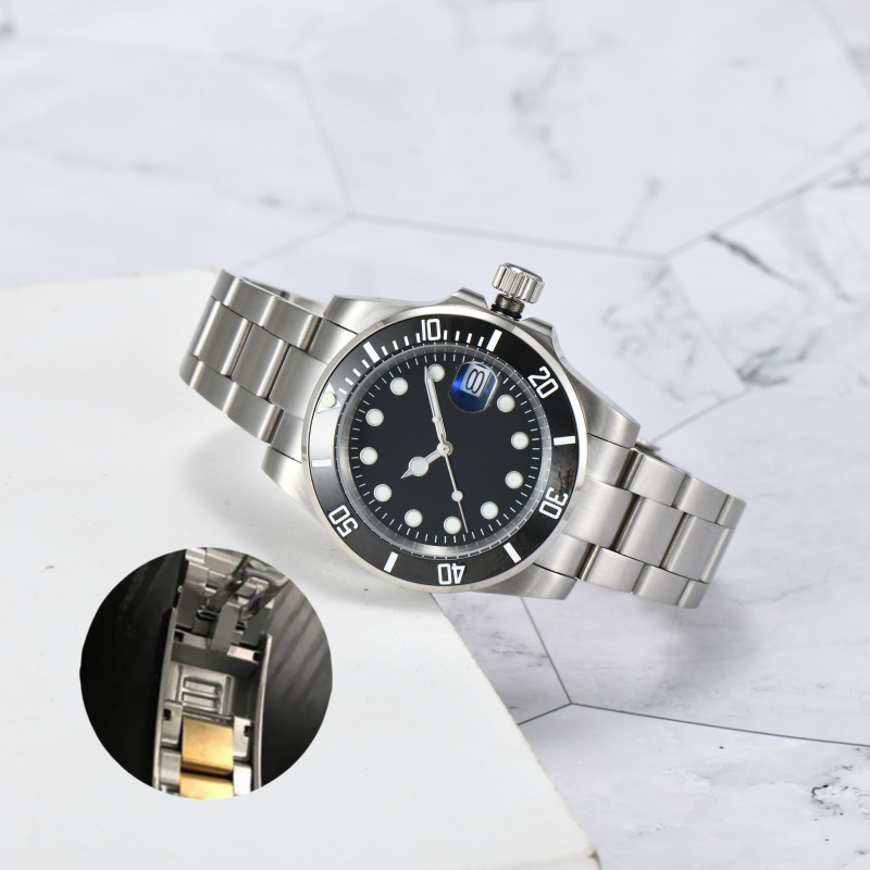 new mens automatic watch mechanical ceramics watchesfull stainless steel watches sapphire luminous watch business casual montre de luxe watch - 8 of 9