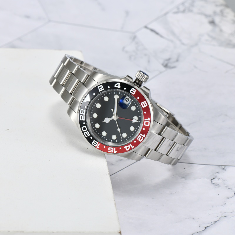 new mens automatic watch mechanical ceramics watchesfull stainless steel watches sapphire luminous watch business casual montre de luxe watch - 7 of 9