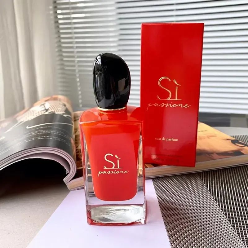 Brand Perfumes 100ml Meet SI Perfume for Women Longlasting EDP Glamorous Ladies Premium Spray Pink-Red SI Fragrance - 1 of 4