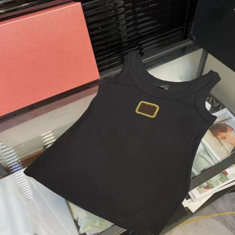 9A Womens T Shirt Tees Shirts Vest Designer Tank Summer Short Sleeves Round Neck Woman Tops T-Shirts With Embriodery Tshirts S-3XL - 3 of 7