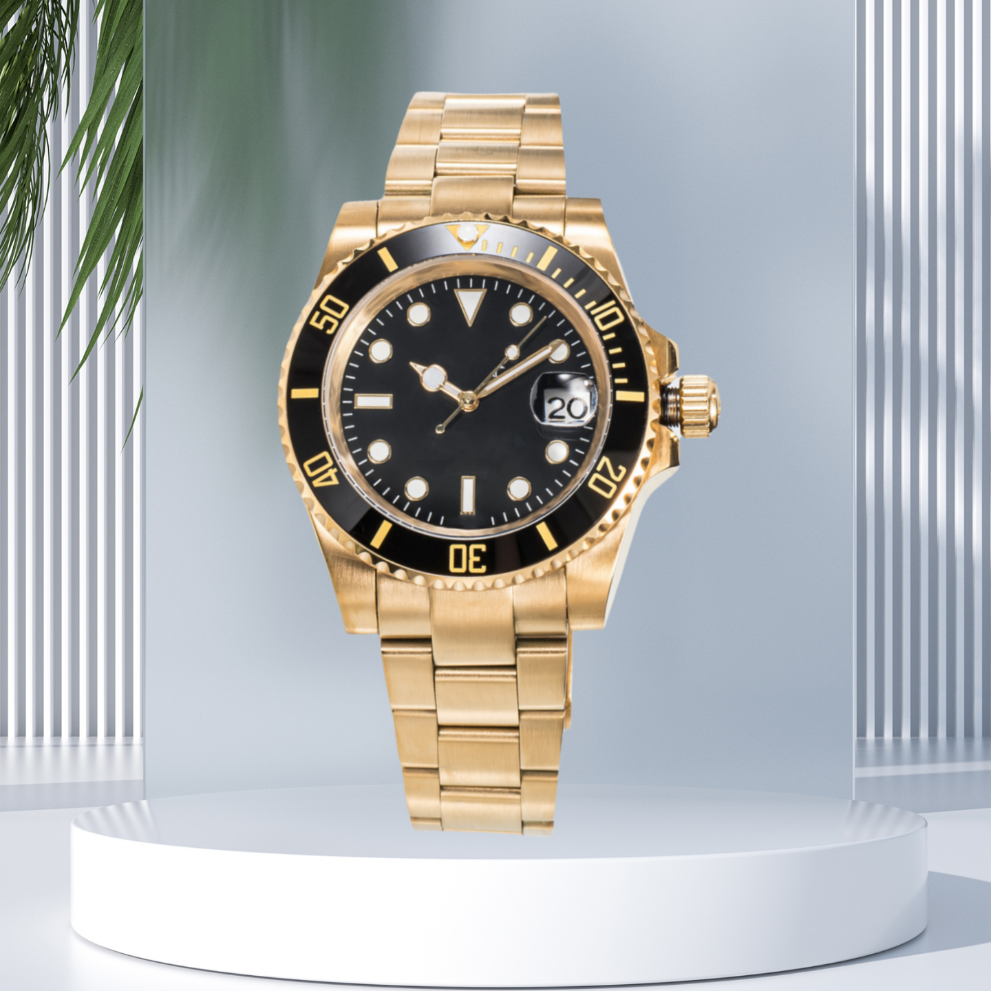 Sliding lock luxury ceramic bezel sapphire glass men's watch 2813 automatic mechanical watch 41mm fashion watches men's 904L stainless watch - 9 of 9