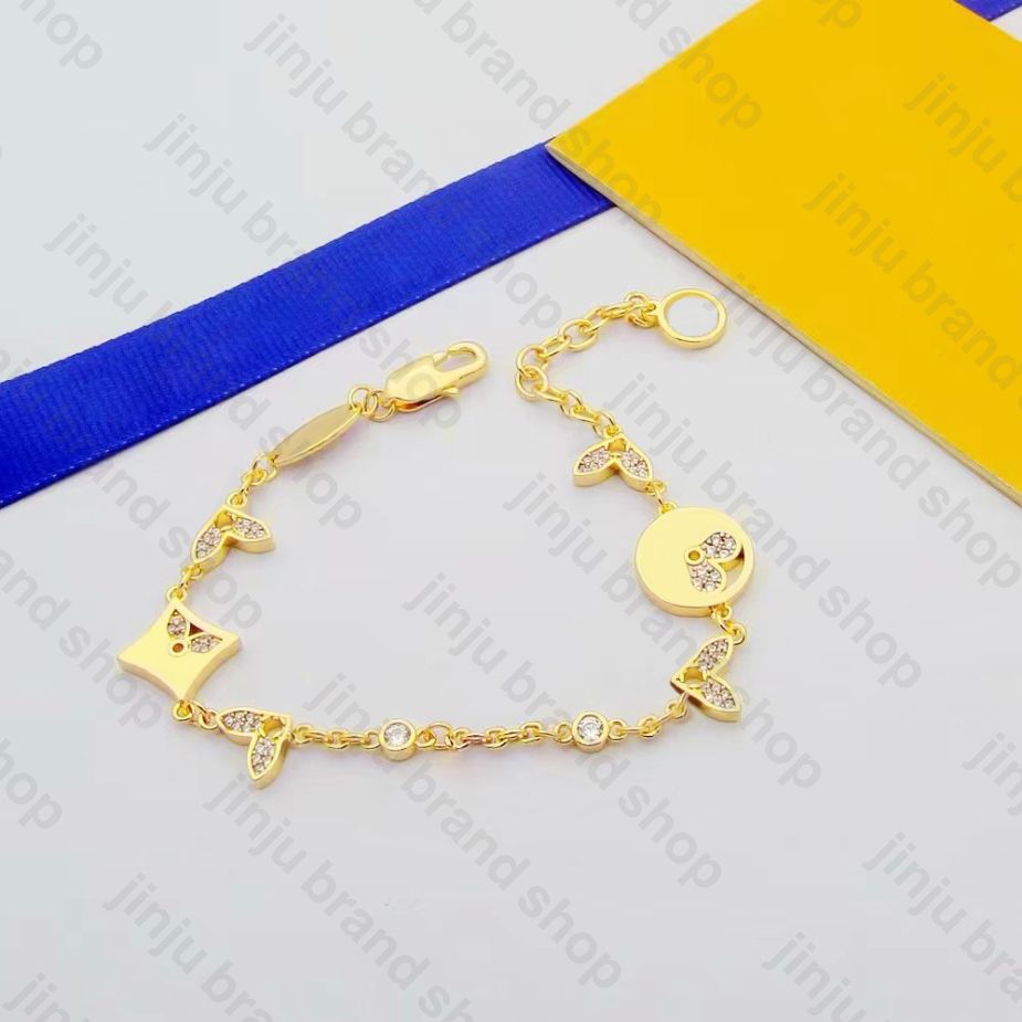 bangle bracelet jewelry woman designer bracelet 18k gold plated stainless steel jewlery 925 sterling silver jewelry womens accessory flower luxury braclets gift - 7 of 9