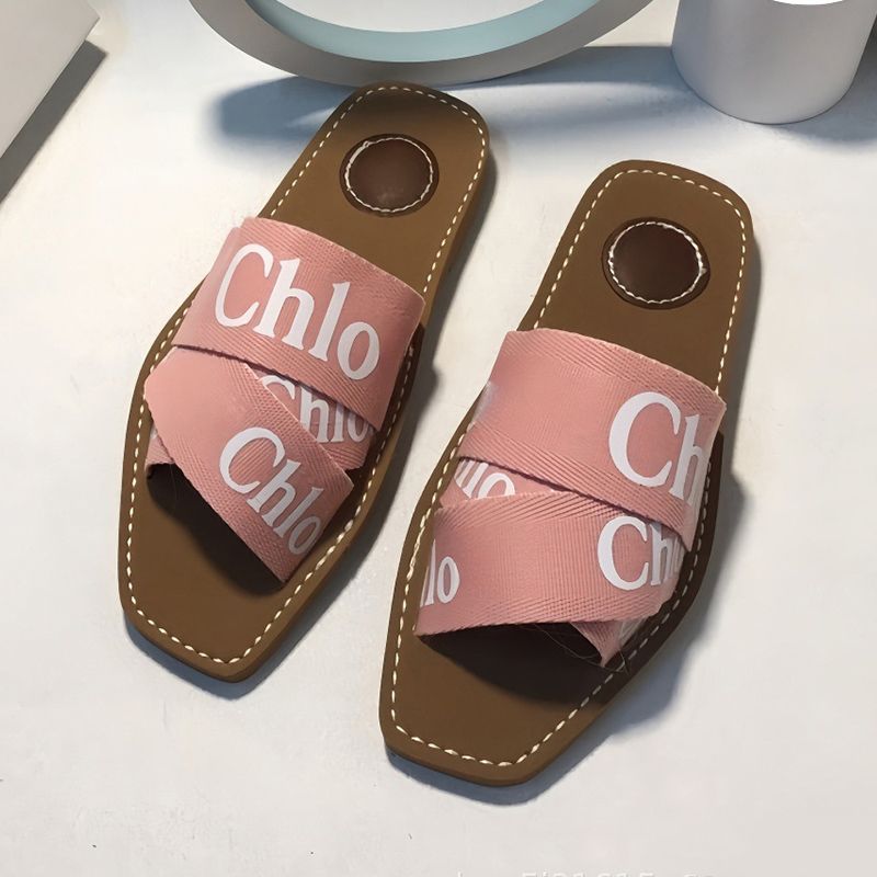 Free Shipping Designer chloshoes chlosaddle choe sandals slides clogs heels slippers woody claquette sliders sandles shoes for mens d h gate womens sandale - 6 of 9