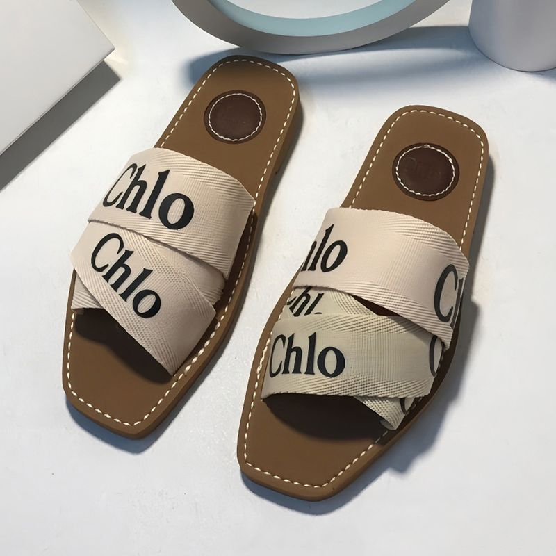 Free Shipping Designer chloshoes chlosaddle choe sandals slides clogs heels slippers woody claquette sliders sandles shoes for mens d h gate womens sandale - 3 of 9