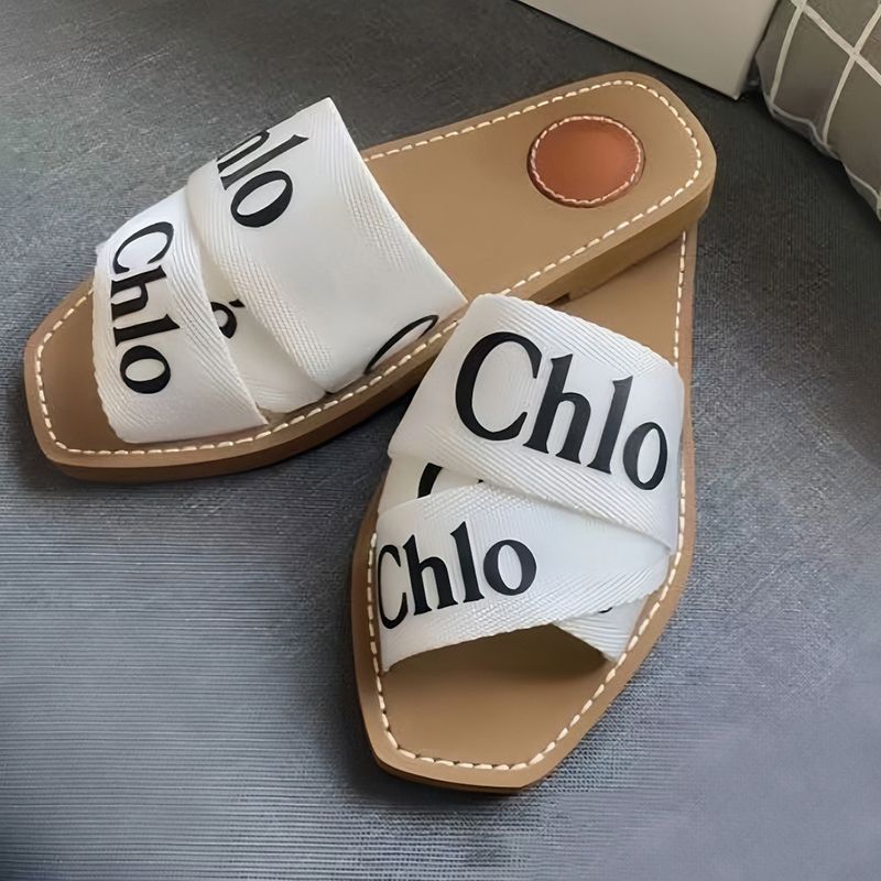Free Shipping Designer chloshoes chlosaddle choe sandals slides clogs heels slippers woody claquette sliders sandles shoes for mens d h gate womens sandale - 8 of 9