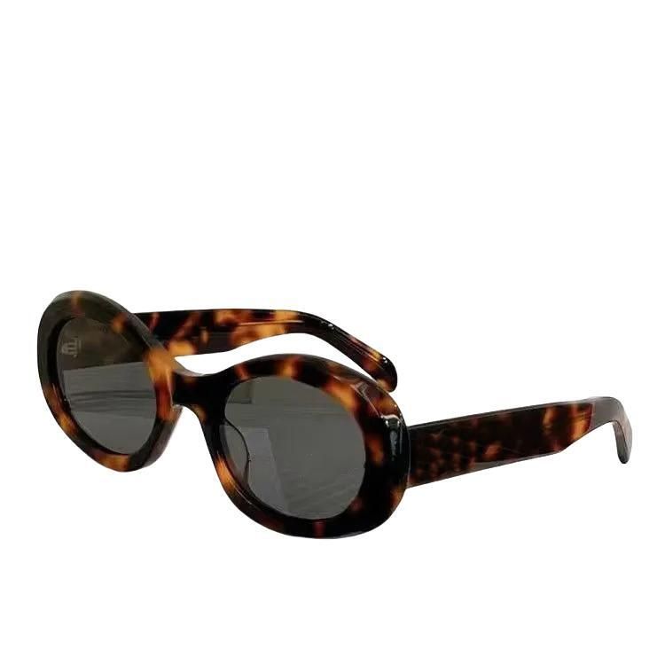 Fashion Luxury designer sunglasses for womens men glasses same Sunglasses as Polarize beach street photo small sunnies metal full frame with brown box sonnenbrille - 3 of 9