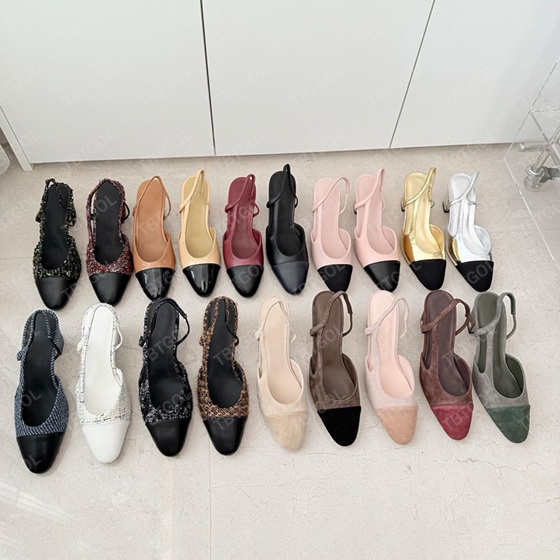 Designer trendy women closed toe chunky heel sandals high heels women slingback sandals dress shoes evening shoes 995 - 2 of 8
