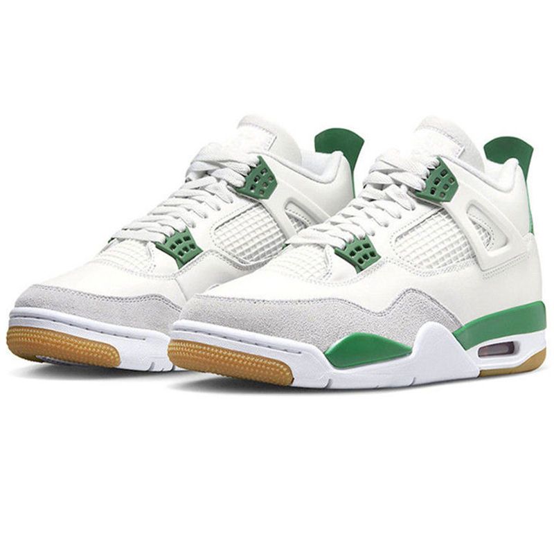 designer Men Women 4s Basketball shoes Sneaks Panda Military Black Cat White Oreo Red Thund Cool Grey Pine Green Metallic Gold Outdoor Sports Trains - 5 of 8