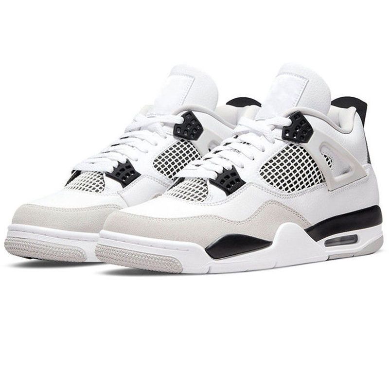 designer Men Women 4s Basketball shoes Sneaks Panda Military Black Cat White Oreo Red Thund Cool Grey Pine Green Metallic Gold Outdoor Sports Trains - 2 of 8