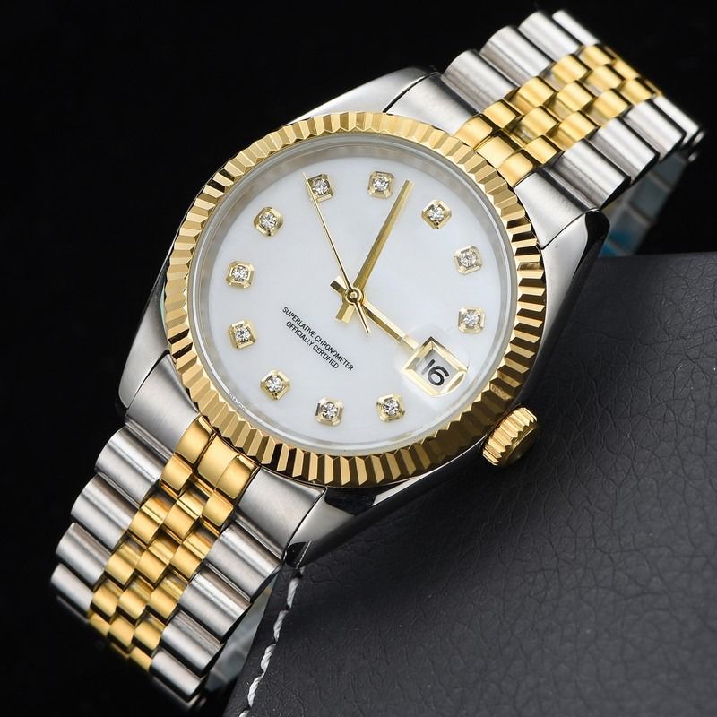 ZDR Couples Watches 28/31/36/41MM Size Stainless steel strap Japanese Quartz movement Wristwatches Super Luminous Women Men Watch Gifts - 2 of 9