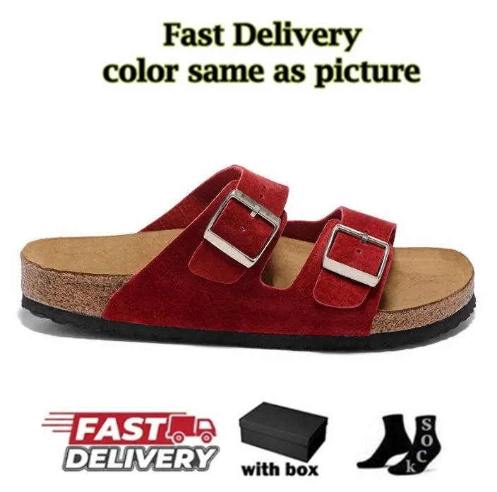 With Box Designer Clogs Sandals clog Slippers Cork Flat High Quality Fashion Summer Genuine Leather Slide Favourite Beach Casual Shoes Women Men 35-45 - 8 of 8