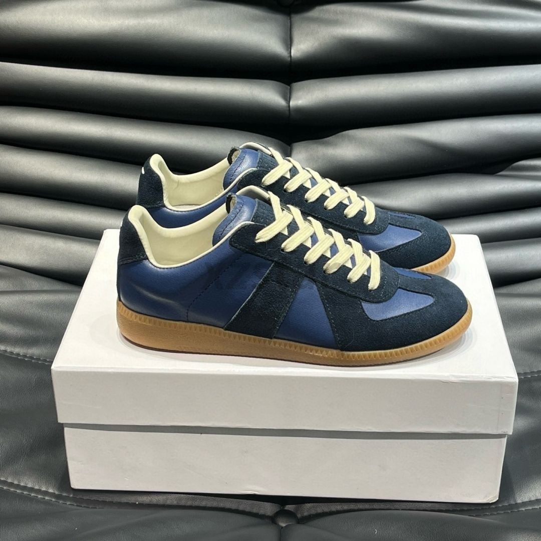 designer shoes gats men running shoes suede mm6 woman mens sneakers flat foam casual shoes trainer outdoor shoes men shoes - 5 of 8