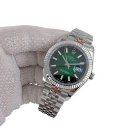 Rolex Datejust Ombre Green 126334 Tiffany 41mm Upgraded Jubilee Strap Automatic Stainless Steel Watch Bezel Men's Watch Sapphire Glass Case New Black Case - kalmora