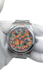 U1 Rolex Oyster Perpetual Automatic Stainless Steel Watch Bezel Men's Watch Sapphire Glass Case New Black Case - kalmora