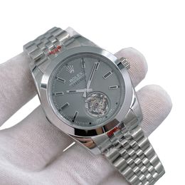 U1 Rolex Milgauss Label Noir Tourbillon 40MM Automatic Stainless Steel Watch Bezel Men's Watch Sapphire Glass Case New - kalmora