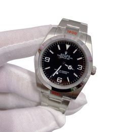 U1 Rolex Explorer Upgraded Jubilee Strap Automatic Stainless Steel Watch Bezel Men's Watch Sapphire Glass Case New Black Case - kalmora