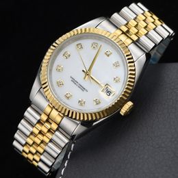 ZDR Couples Watches 28/31/36/41MM Size Stainless steel strap Japanese Quartz movement Wristwatches Super Luminous Women Men Watch Gifts - kalmora