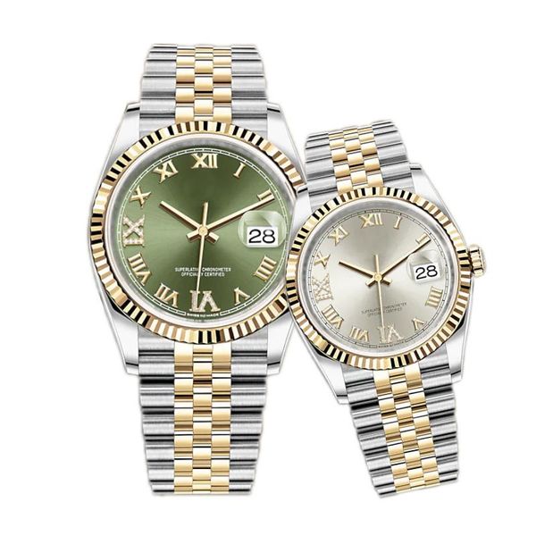 ZDR-women watch 2813 movement 31mm quartz 36mm automatic stainless steel Couples watches waterproof Wristwatches Luminous montre de luxe gifts - Watches - kalmora