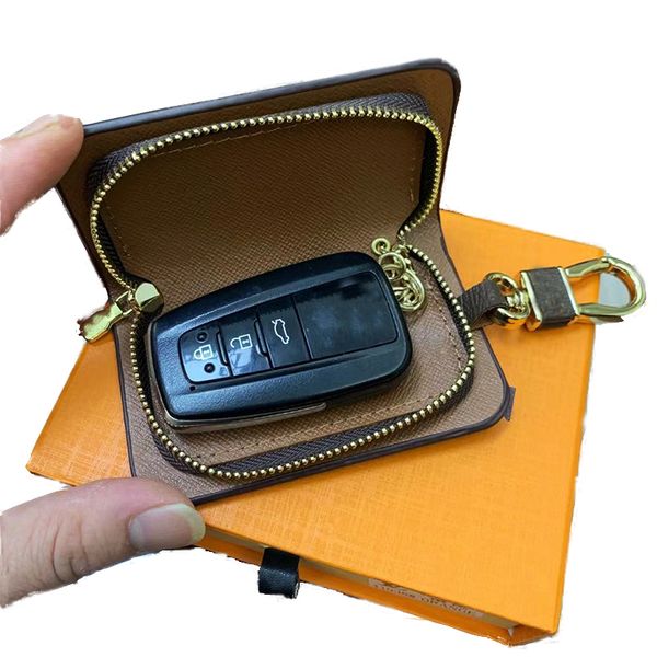 Fashion Keychain Buckle Bag Car Keychains Handmade Leather Men Women key chain Bags Pendant Accessories - kalmora
