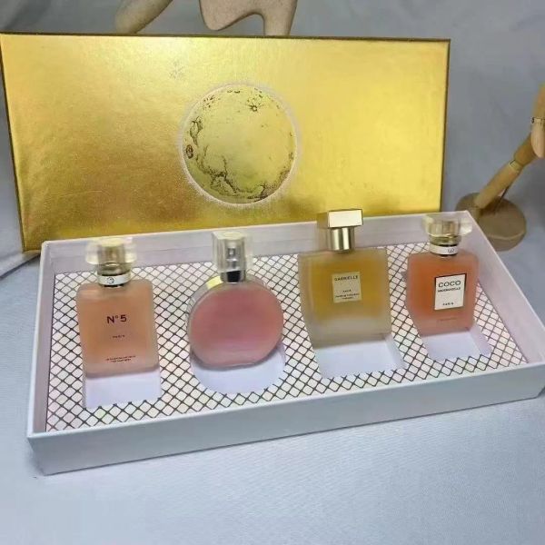 Luxury 4*30ml Perfume Set Imagination Pacific Chill California Dream City of Stars Parfum Long lasting smell Brand France Fragrance Gift Box Kits Christmas Gift 4in1 - Health & Beauty - kalmora