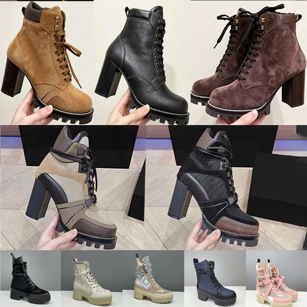 Designer Ankle Boots Women Winter Martin Boot Star Trail Boots Classic Desert Boots Low Heels Boots Real Leather Boots Vintage Boots Fashion Platform Shoes 013 - Shoes & Accessories - kalmora