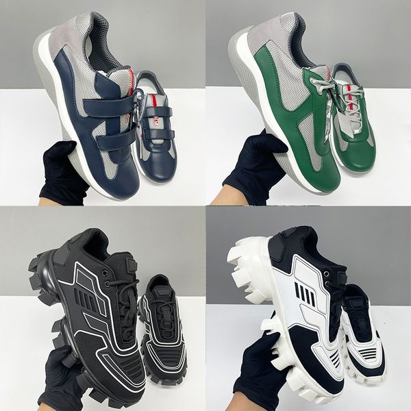 10A Cup Sneakers Designer Casual Shoes Genuine Leather Mens Sneaker EU47 Sport Shoes Outdoor Trainers Running Shoes Men Cloudbust Thunder Chunky Sneakers 447 - Fashion Collection - kalmora