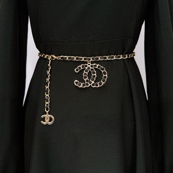 Fashion Joker Woven Chain Lady Accessories Waist Chain with Suit Skirt Trend Senior Lady Decorative Waist Chain - Fashion Collection - kalmora